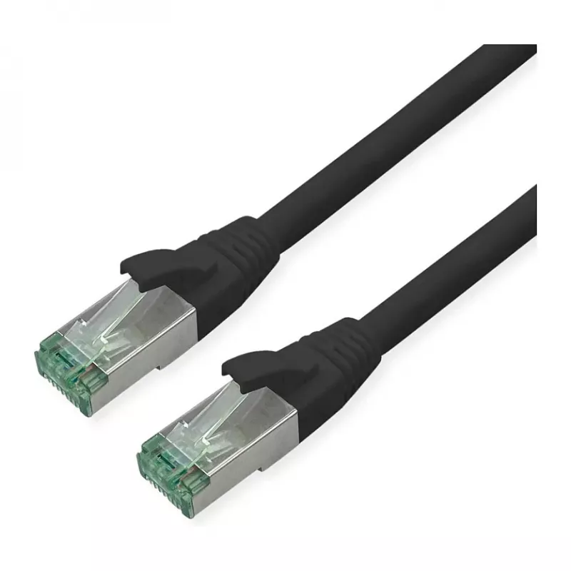 Networking cable ROLINE Recycled Material 21.45.3256 RJ-45 Cat6a 7 m Black