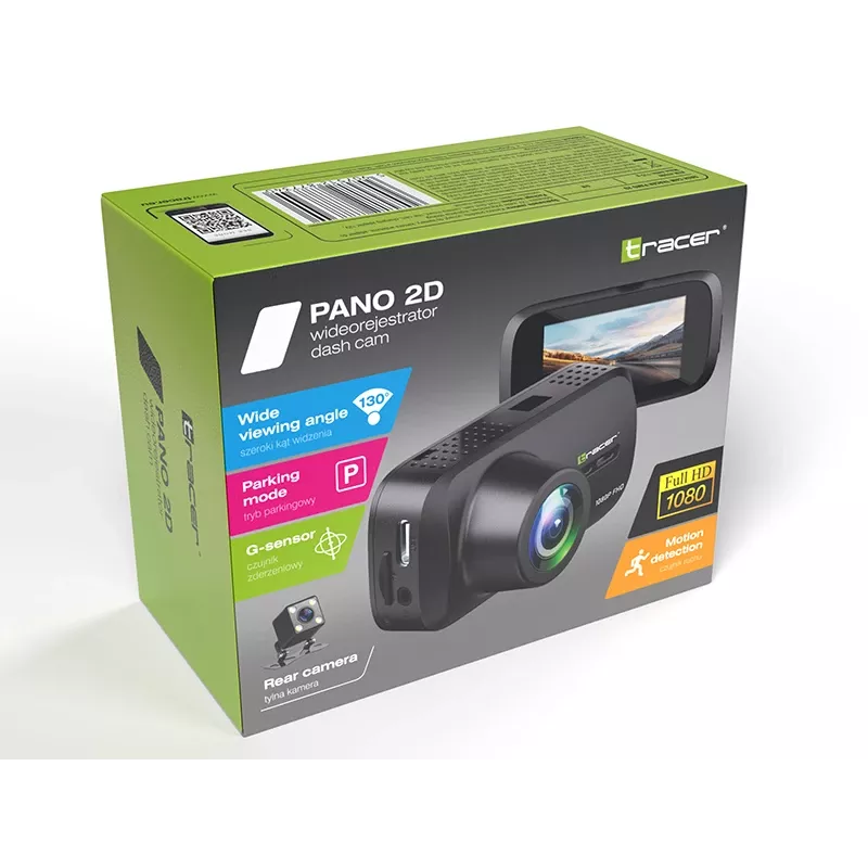 Car Dash Camera TRACER Tracer Pano 2D – panoramic 2D recording, compact design