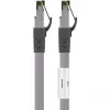 Goobay CAT 8.1 Patch Cable, S/FTP (PiMF), Grey, 3 m - LSZH Halogen-Free, Copper AWG 24 (55138)