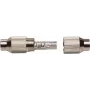 Coax connector Renkforce 0410320 metal antenna TV network connector