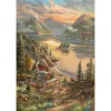 Thomas Kinkade Studios: Pracht am Seeufer, Puzzle 500 Pieces