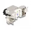 DeLOCK Keystone Module RJ45 jack to LSA Cat.6A STP with locking clip