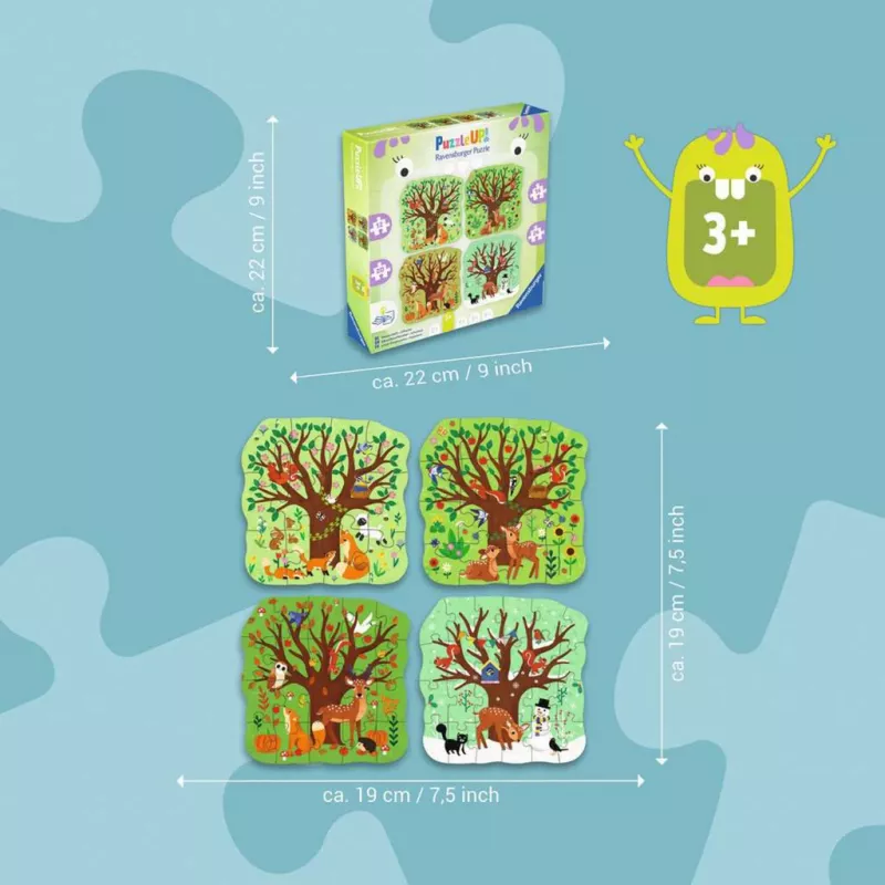Puzzle UP - Vier Jahreszeiten (12, 16, 20 and 24 Pieces)