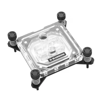 Water block Barrow LTYK3-04I Black Acrylic RGB for CPU cooling, acrylic top, RGB lighting