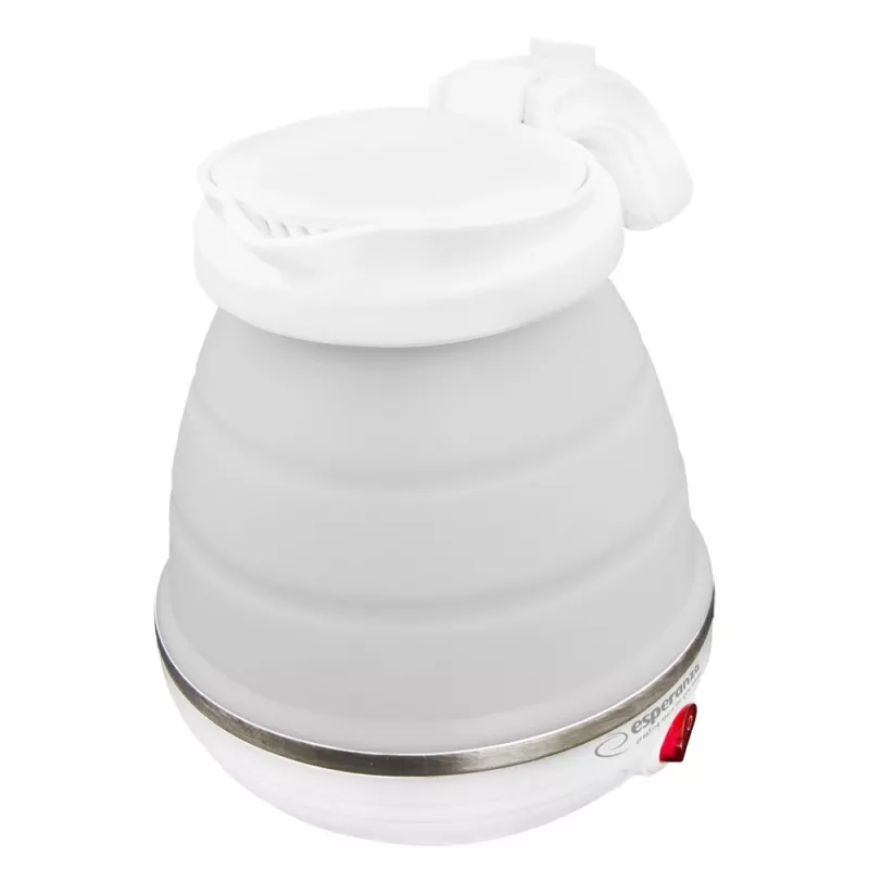Electric kettle ESPERANZA EKK023 — 0.5 L, 750 W, white, stainless steel & plastic