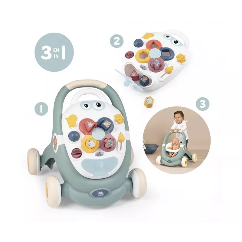 Smoby Dickie Little 3 in 1 Trotty Walker 12 months+