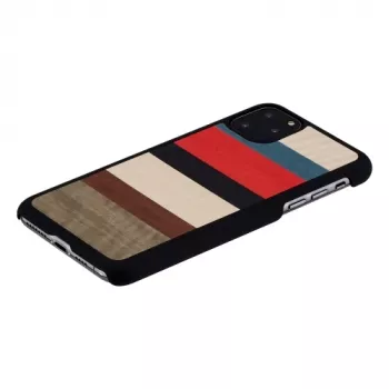 Smartphone case man and wood for iPhone 11 Pro Max — Corallina Black protective cover