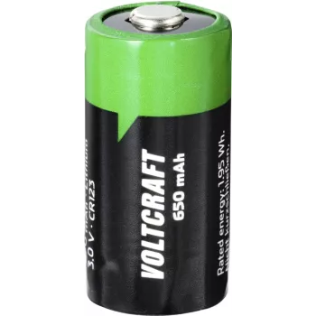 VOLTCRAFT special battery CR 123 Lithium 3 V 650 mAh (VC-12713995)