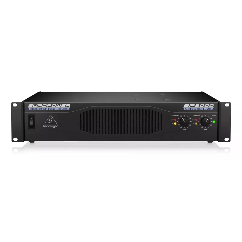 Behringer EP2000 audio amplifier Performance/stage Black