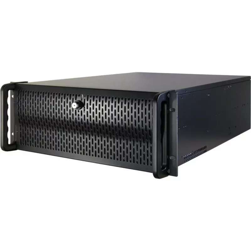 Server Case Inter-Tech IPC 4U-4129L Rack Metallic Silver