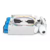 Fiber optic DIN-rail box DIGITUS DN-963890, OS2, SC adapter with 2 m pigtail, steel, blue/grey