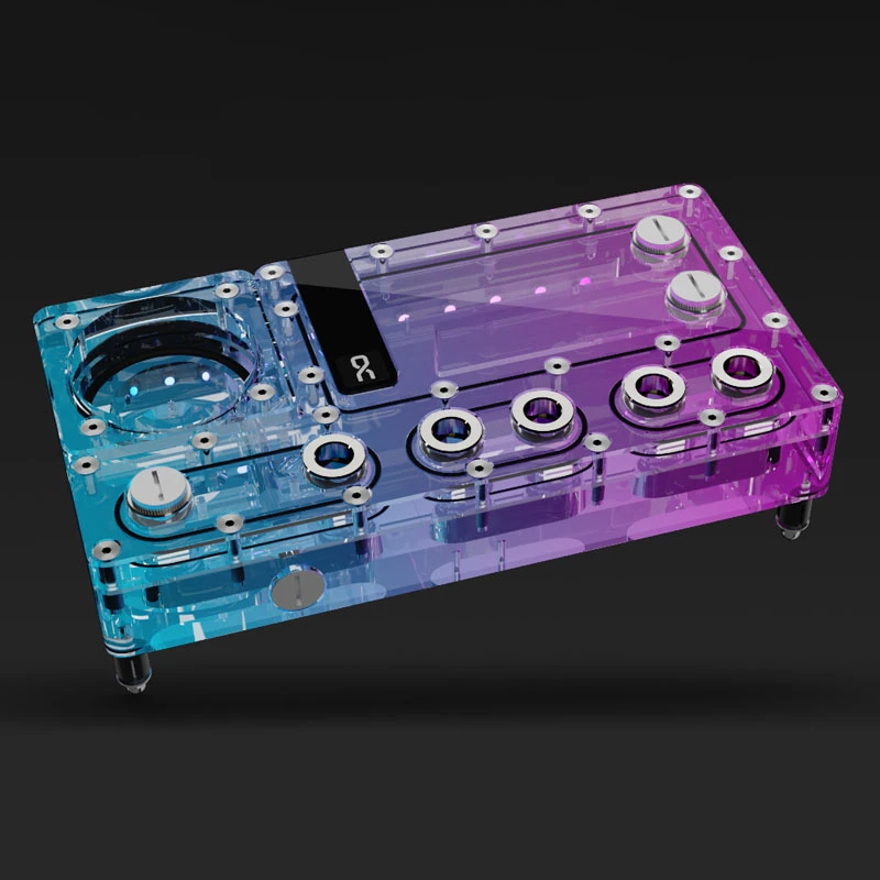 Reservoir Alphacool Core Distro Plate Transparent Acrylic 125x240x68.8mm