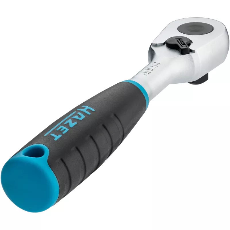 HiPer Fine-Tooth Reversible Ratchet 863HP, 1/4 (black/Blue, Operating Angle 4°, Ball Lock)