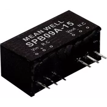 Power adapter/inverter MEAN WELL SPB09A-05, output 5 V, 9 W, RoHS compliant, 24 mm depth, 5 g