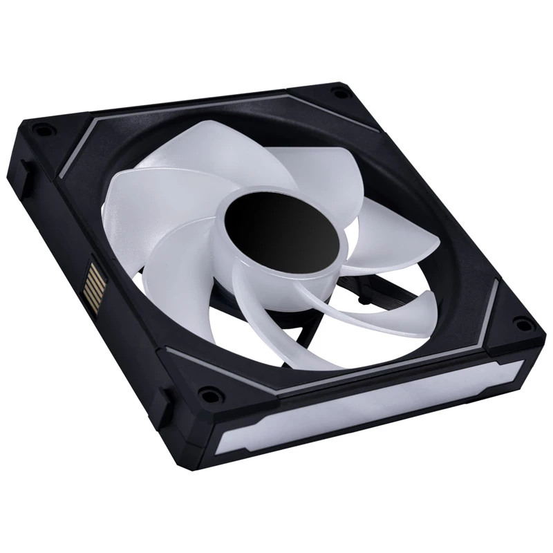 140mm Lian Li UNI FAN SL-INF Reverse Blade RGB case fan, model UF-RSLIN140-1B