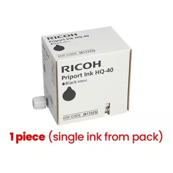 Ricoh Priport HQ-40 (817225) Ink Cartridge, Black (1 piece)