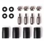 Mounting kit Alphacool 15724 Black Stainless Steel 17mm Height