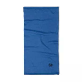 Buff Merino Lightweight Jr Solid Children's merino wool neck warmer Blue