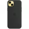 Apple iPhone 14 Plus Silicone Case with MagSafe - Midnight