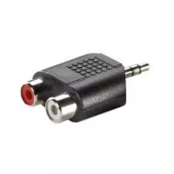 3.5mm Adapter VALUE 3.5mm M to 2x RCA F