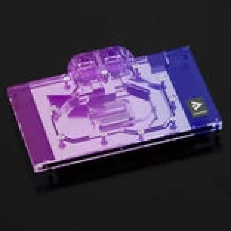 GPU water block Barrow MSI Suprim 5090 Black — full-cover cooling for graphics cards