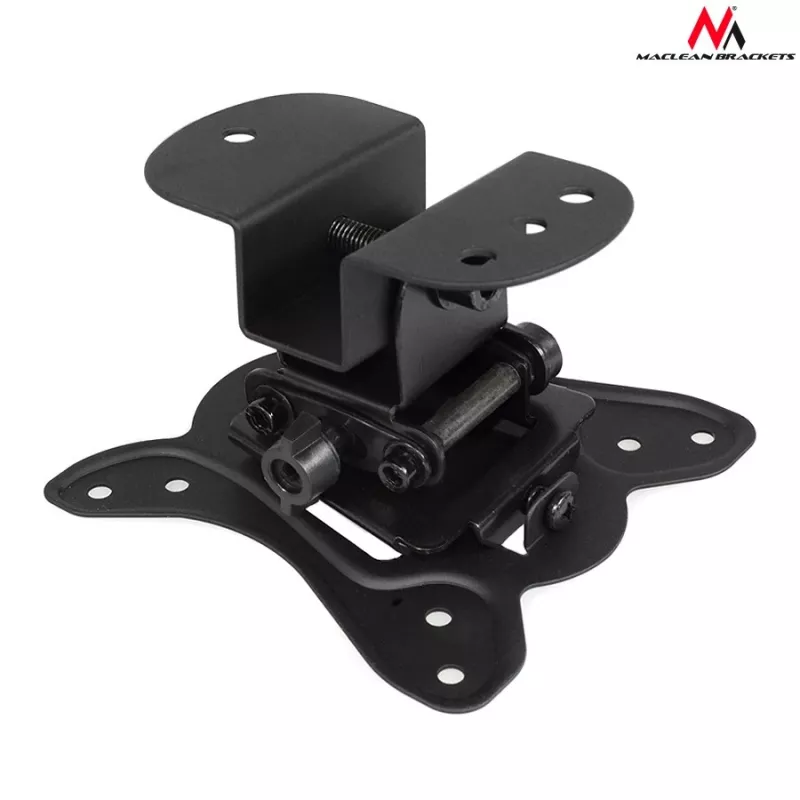 Wall mount bracket MACLEAN MC-670 — adjustable, supports up to 20 kg, VESA 100x100, for 13–27 inch monitors, black