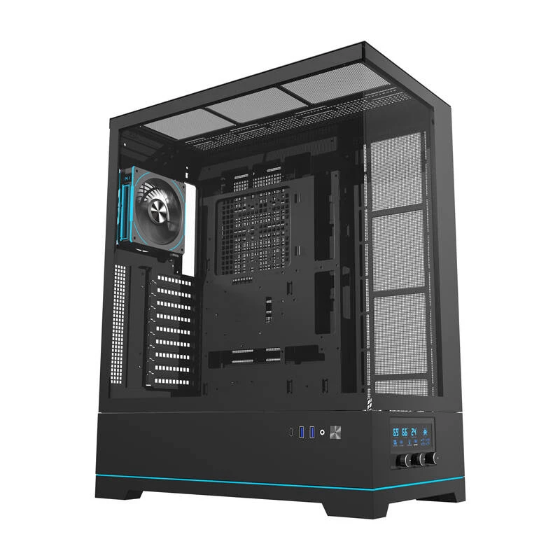 Computer case darkFlash DY451L PRO BLACK ATX Black