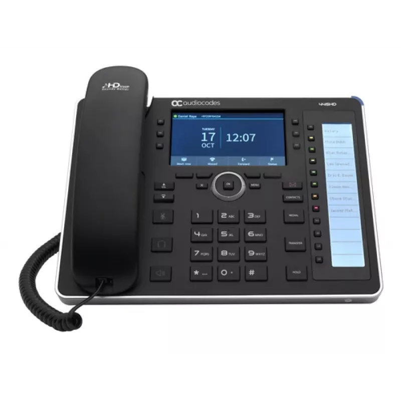 445HD IP-PHONE POE Gbe With AN External Psu Black 2 Ethernet 10