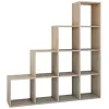 Topeshop STEP SONOMA 4X4 living room bookcase