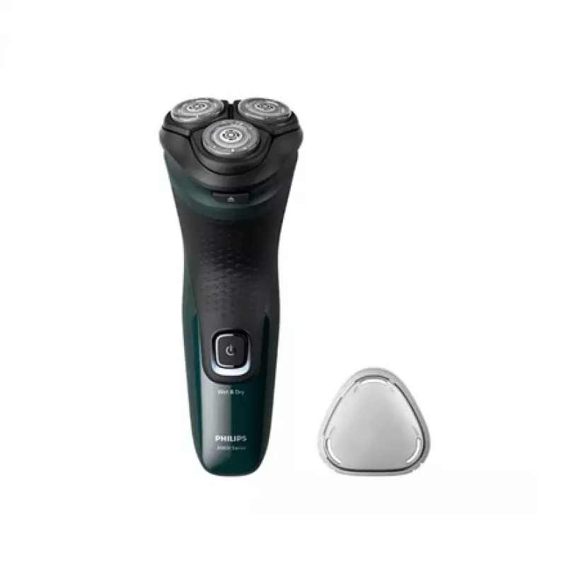 Electric Rotary Shaver Philips 3000X Series X3002/00 – 3-head Wet & Dry Cordless Shaver, NiMH battery, 40 min runtime