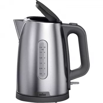 Braun WK 1500 GY electric kettle 1.7 L 2200 W Grey, Stainless steel
