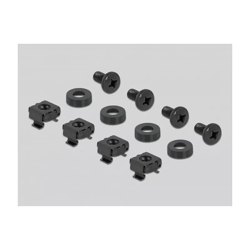 DeLOCK 19 inch Panel with 2 x BNC jack 1U black