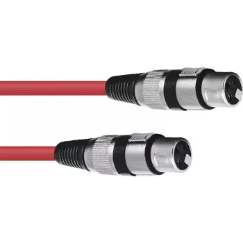Audio Cable Omnitronic 30220900 1.5m XLR 3-pin Red