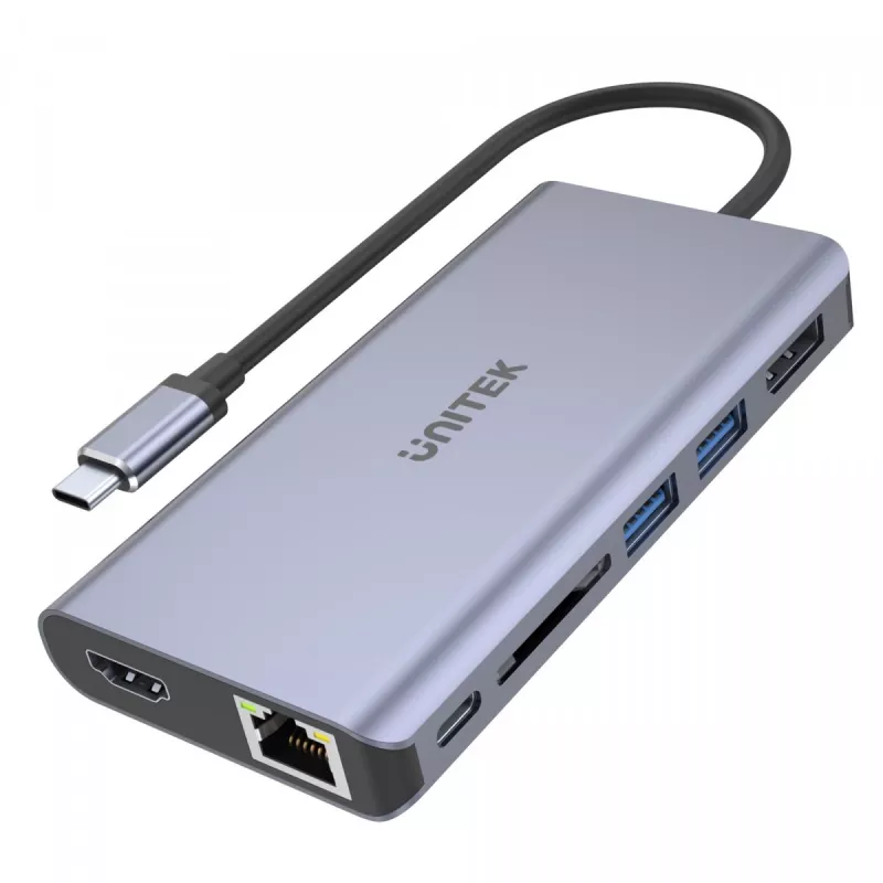 Hub UNITEK uHUB S7 USB 3.2 Gen 1 Type-C Grey
