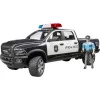 Toy police pickup BRUDER RAM 2500 Police 02505 – scale model, play vehicle