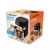 Hot-air fryer ESPERANZA EKA005, 8 L capacity, 1600 W, touch control, 10 programs, stainless steel, black