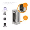 Electromagnetic lock QOLTEC 52459 12V symmetrical with memory and lock
