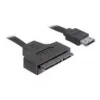 SATA cable DeLOCK ESATAP-100 0.5m Black