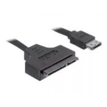 SATA cable DeLOCK ESATAP-100 0.5m Black