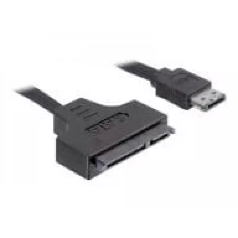 SATA cable DeLOCK ESATAP-100 0.5m Black