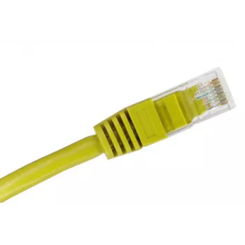 Alantec KKU5CZA1 networking cable Yellow 0.25 m Cat5e U/UTP (UTP)