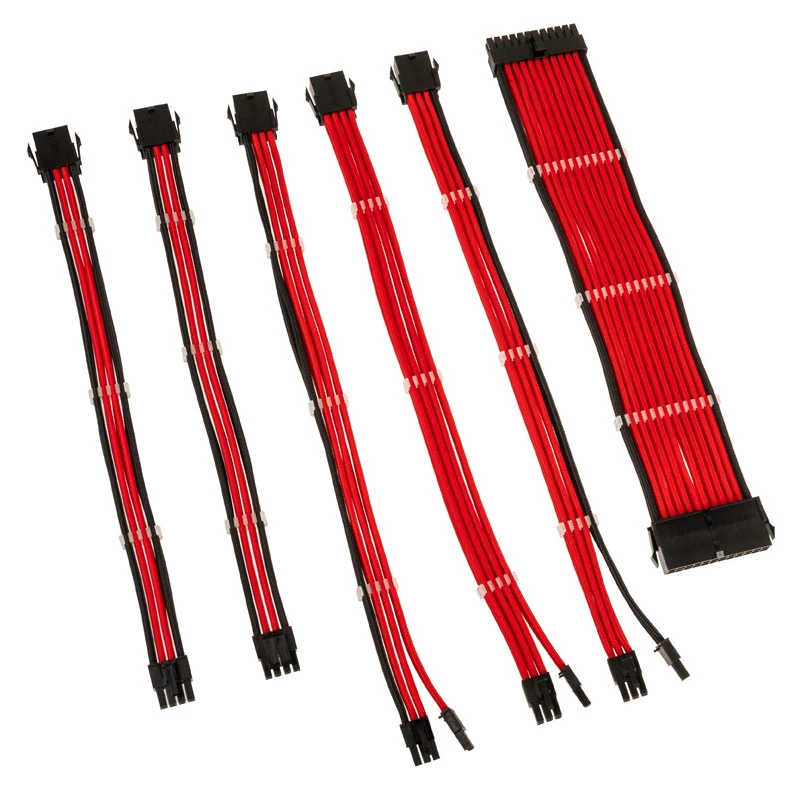 Cable Extension Kit Kolink Core Adept Red 0.35m 6 pcs