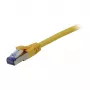 Patch cable RJ45 - CAT6A 500Mhz - 3m - yellow - S-STP(S/FTP) - AWG27 - LSZH - Synergy 21
