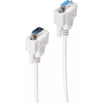 Serial cable ShiverPeaks BS78046-1, DB-9 connectors, 1 m, grey