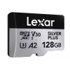 Flash Memory Lexar 128GB UHS-I MicroSDXC Professional SILVER PLUS