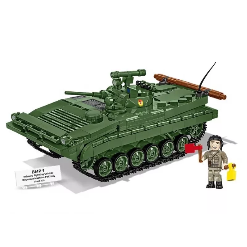 Construction set Cobi Blocks BMP-1 758 pieces - scale model building bricks