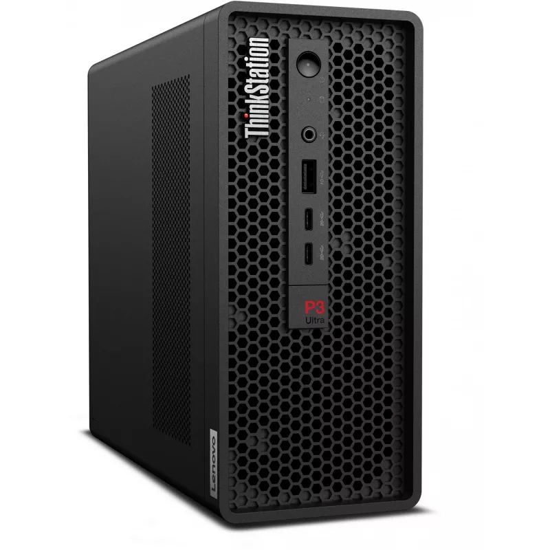 Lenovo ThinkStation P3 Ultra SFF Gen 2 Intel Core Ultra 7 265 32 GB DDR5-SDRAM 512 GB SSD Windows 11 Pro Workstation Black