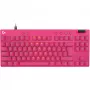Logitech G PRO X TKL RAPID Keyboard Gaming USB QWERTY Pink Tenkeyless