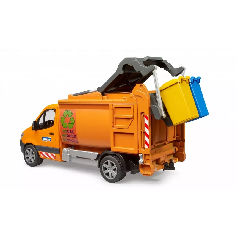 BRUDER model vehicle MB Sprinter municipal garbage truck BR-02682, scale toy replica