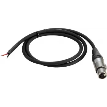 DMX cable 3‑pin female PSSO model 30227839 with open ends